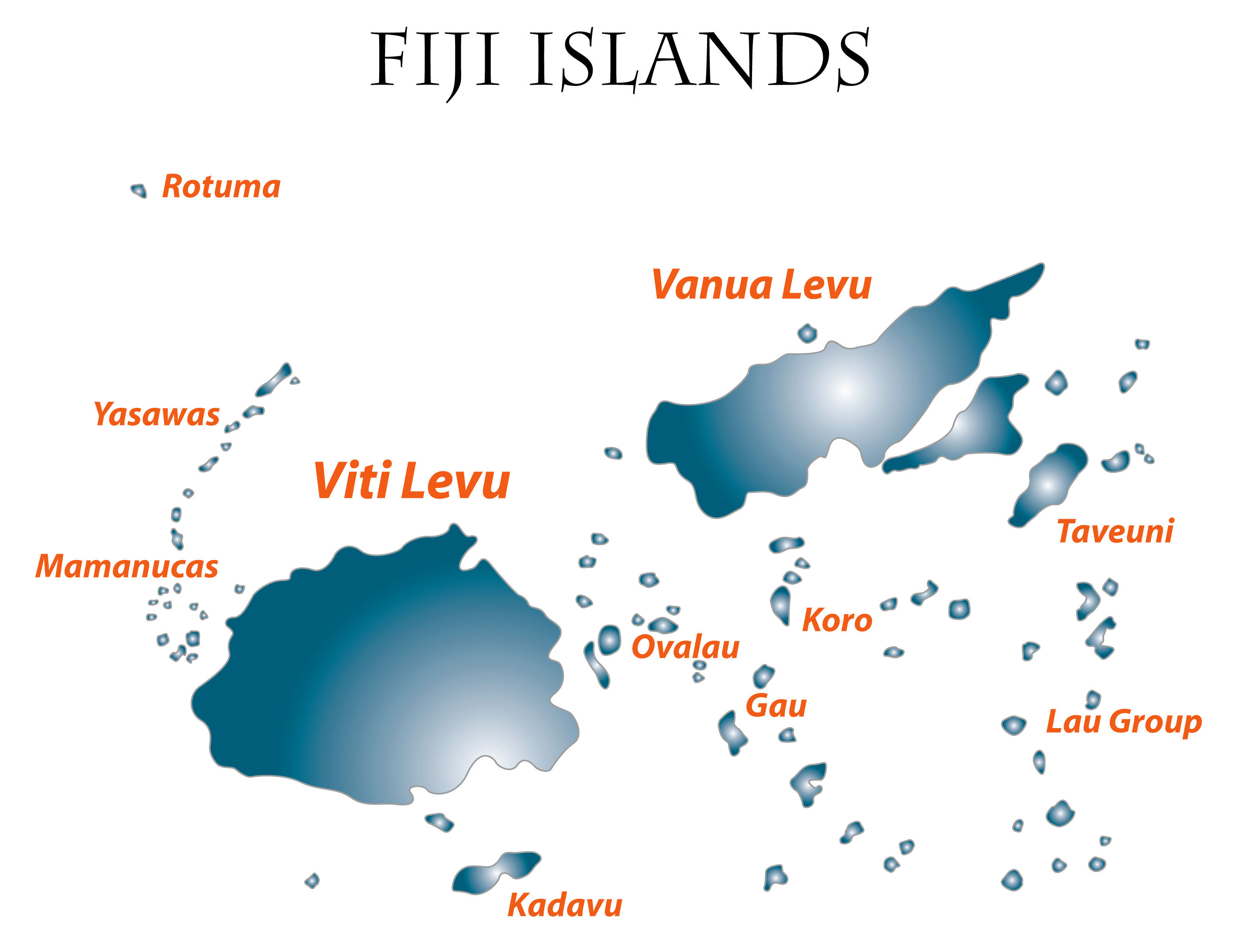 Fiji Map 